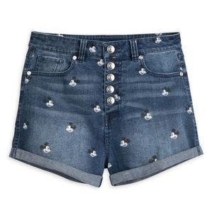 Mickey Mouse Denim Shorts